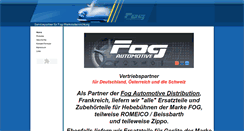Desktop Screenshot of fog-automotive.de