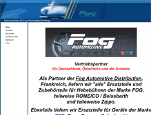 Tablet Screenshot of fog-automotive.de